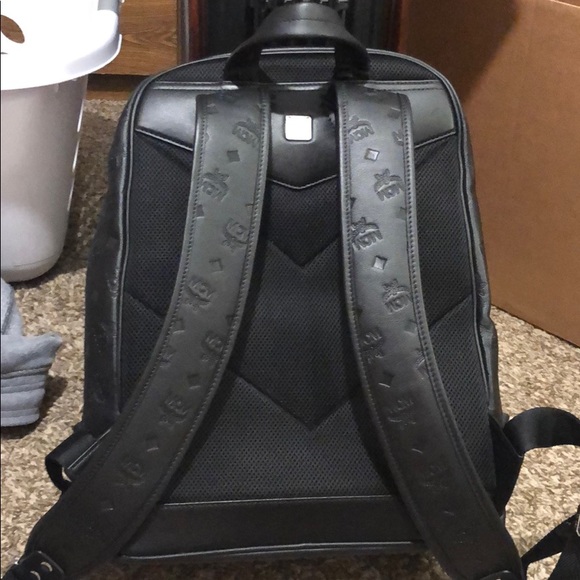 mcm neo duke monogram backpack